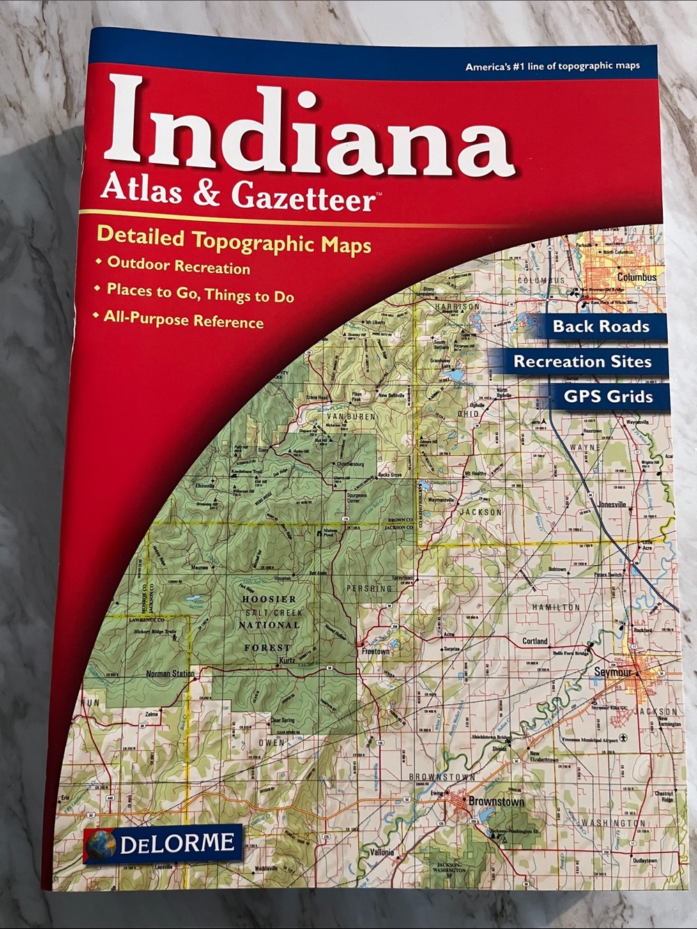 DeLorme Indiana Atlas & Gazetteer 
Like New